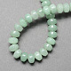 Column Shaped Natural Gemstone Green Aventurine Stone Beads Strands G-S104-11-2