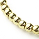 Banc plat rond perles acryliques bracelets extensibles BJEW-JB06677-7