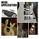 Fingerinspire 6 set 2 colori in lega di copertura humbucker chitarra pickup telaio anello di montaggio AJEW-FG0001-83-6