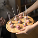 SUPERFINDINGS About 200Pcs Acrylic Dowel Rods Clear Lollipop Sticks 25.1x0.3cm Cake Topper Sticks for Candy Dessert Chocolate Handmade DIY Crafts TOOL-FH0001-47-5