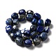 Brins de perles de lapis lazuliib naturel G-B028-B12-3