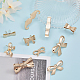 Chgcraft 20 stücke 10 stil zinklegierung tasche dekorative schnalle clip FIND-CA0006-49-3
