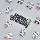 Olycraft fai da te carta panda torta inserto decorazione della carta set AJEW-OC0002-75-4