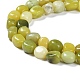 Chapelets de perles en jade citron naturel G-C038-02G-4