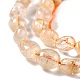 Natürlichen Gold Rutilquarz Perlen Stränge G-G018-11-3