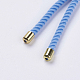 Nylon Twisted Cord Armband machen MAK-F018-03G-RS-4