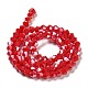 Opaque Solid Color Electroplate Glass Beads Strands GLAA-F029-P4mm-A02-2