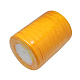 薄地オーガンジーリボン  リボンのDIY素材  オレンジ  1/2インチ（12mm）  500ヤード（457.2M） RS12mmY016-3