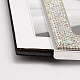 Rectangle Alloy Rhinestone Photo Frame Stands ODIS-L001A-01-3