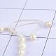 Shell Pearl Beaded Necklaces NJEW-Q297-01-3