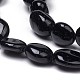 Chapelets de perles en tourmaline noire naturelle G-L493-51-2