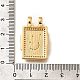 Латунные микро проложить кубического циркония подвески KK-U055-06A-02-3