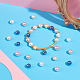 Pandahall elite 4 fili 4 colori fili di perline di perle di conchiglia naturale BSHE-PH0001-20-5