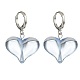 5 Paar 5-farbige Herz-Ohrringe aus Acryl EJEW-TA00254-2