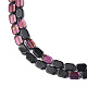 Electroplate Glass Beads Strands EGLA-N008-017-B02-3