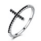 925 Sterling Silver Micro Pave Cubic Zirconia Rings RJEW-BB32037-9-1
