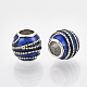 Antique Silver Plated Alloy European Beads MPDL-S067-30-2