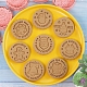 8 pz 8 stili di stampi per biscotti in plastica a tema natalizio BAKE-PW0007-029-3