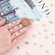 GORGECRAFT 200Pcs Sewing Pearl Beads Two Holes Sew on Pearls and Rhinestones with Gold Claw Flatback Half Round Pearl Garment Accessories for Craft Clothes (7.5MM) SACR-GF0001-03A-4