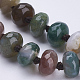 Natural Indian Agate Beaded Multi-use Necklaces/Wrap Bracelets X-NJEW-K095-A10-3