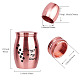 CREATCABIN Mini Urn Small Keepsake Cremation Urns Ashes Holder Miniature Burial Funeral Paw Container Jar Engraving Stainless Steel for Human Ashes Pet Dog Cat 1.57 x 1.18 Inch-Alays in My Heart(Pink) AJEW-CN0001-69A-2