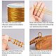 Pandahall elite 1 rollo 50 m / rollo 2 mm redondo elástico cordón de cuerda para pulsera neckelace diy fabricación de joyas EC-PH0001-12-6