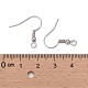 Platinum Color Iron Earring Hooks X-E135-NF-2