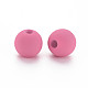 Rubberized Style Acrylic Beads MACR-T042-04A-01G-3