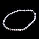 Pearl Jewelry Sets: Beaded Necklaces and Bracelets SJEW-Q025-01-3