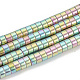 Electroplate Non-magnetic Synthetic Hematite Beads Strands G-T061-141C-1