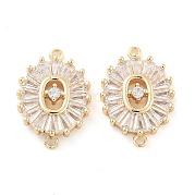 Подвески из латуни и прозрачного стекла KK-Q811-02KCG