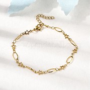 Браслеты из нержавеющей стали 304 BJEW-A044-03B-G