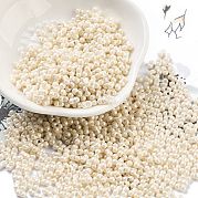 Непрозрачные цветные стеклянные бусины SEED-A033-06M