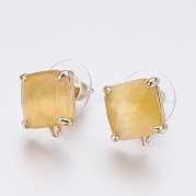 Серьги из граненого стекла GLAA-F084-C04