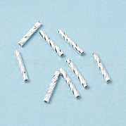 Латунная прямая трубчатая бусина с покрытием стойки KK-WH0061-03A-S