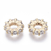Латунные бусины из микрокубического циркония KK-N231-28-NF