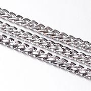 Железные кубинские звенья цепи CH-R013-4.5x3mm-P