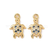 Латунные микро проложить кубического циркония подвески KK-C099-01K-G