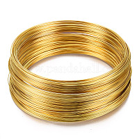 Stockroom Plus 100 Pack Expandable Bracelets for Jewelry Making, Wholesale Blank Memory Wire Cuffs for Women, Gold, 2.6 in