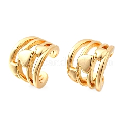 Orecchini a bracciale in ottone&nbsp;EJEW-F370-35G