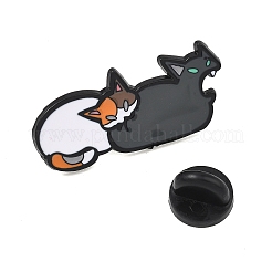 Spille smaltate a forma di gatto&nbsp;JEWB-I061-08EB