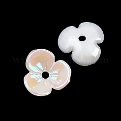 Bouchon de perle en acrylique opaque plaqué UV&nbsp;OACR-K001-44