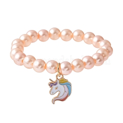ABS-Kunststoff-Imitationsperlen dehnen Armbänder aus&nbsp;BJEW-JB11584-01
