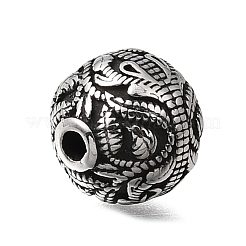 Cuentas grabadas de acero inoxidable 304&nbsp;STAS-H263-17AS-13