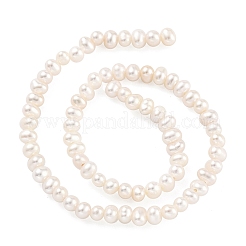 Brins de perles de culture d'eau douce naturelles&nbsp;PEAR-C003-06F