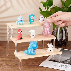 3-stöckiges Modell-Spielzeugdisplay aus Acryl&nbsp;ODIS-WH0029-38