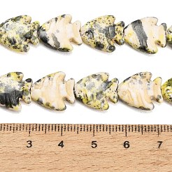 Teints perles synthétiques turquoise brins&nbsp;GG-CBAAE19-03B-05