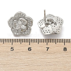 Boucles d'oreilles à tige en laiton&nbsp;EJEW-M082-19P