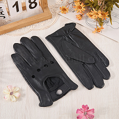 Ganzfingerhandschuhe aus Schaffell&nbsp;AJEW-WH20006-482A