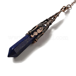 Natürlicher Lapislazuli Pendel Anhänger große Anhänger&nbsp;G-H285-06R-05